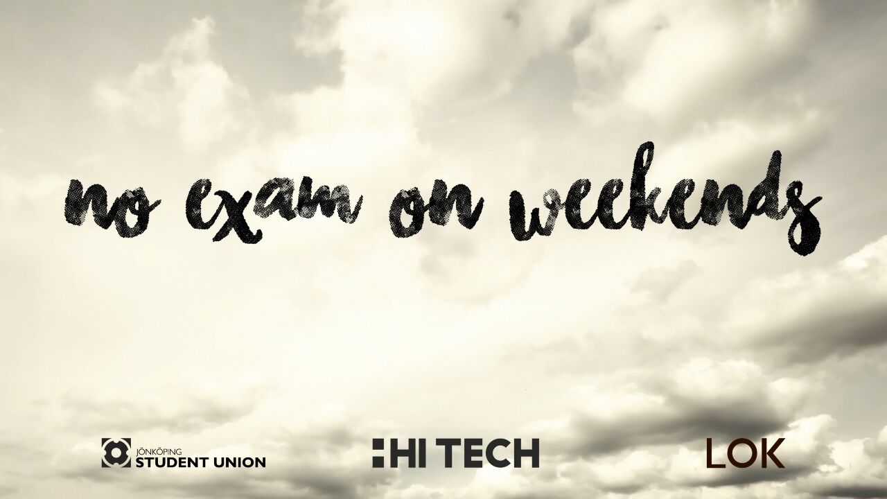 You are currently viewing No exam on weekends!