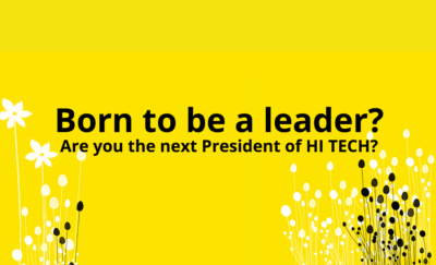 Read more about the article Are you the next president of HI TECH?